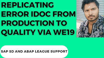 IDOC reprocessing in SAP via WE19 (2024)