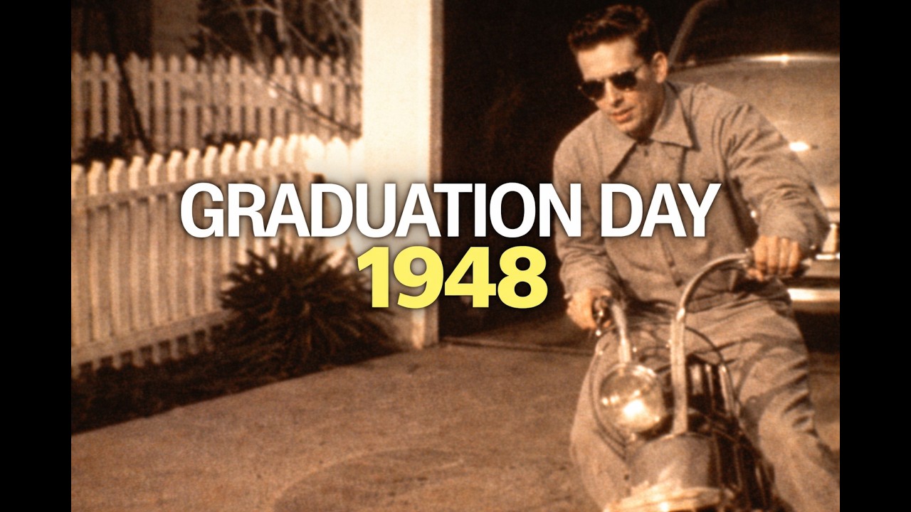 1948 Graduation Ceremony | Vintage Archival Footage of Postwar America
