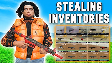 Stealing Inventories from CRINGE Gang Members... GTA RP Trolling