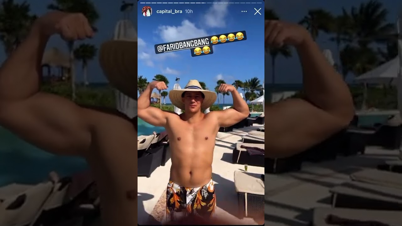 Capital Bra instagram Story vom 21.03.2022| Farid Bang nimmt Capital hops 😂😂 #farid #capital