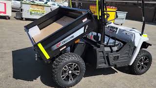 Crossfire E5 electric side by side walk around. #bev #miningmachines #electricvehicle