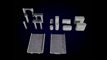 Bridge Parts Pack 3D Model
