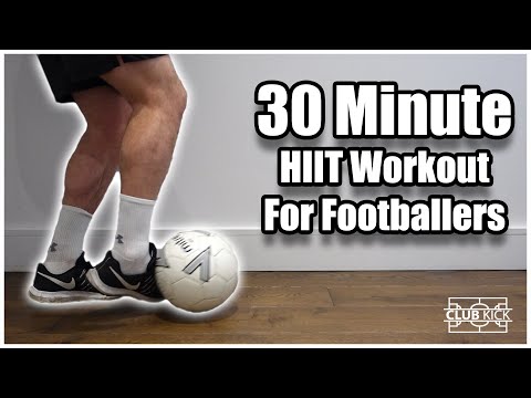 30 Minute HIIT Workout For Footballers | Get Match Fit For Football/Soccer at Home