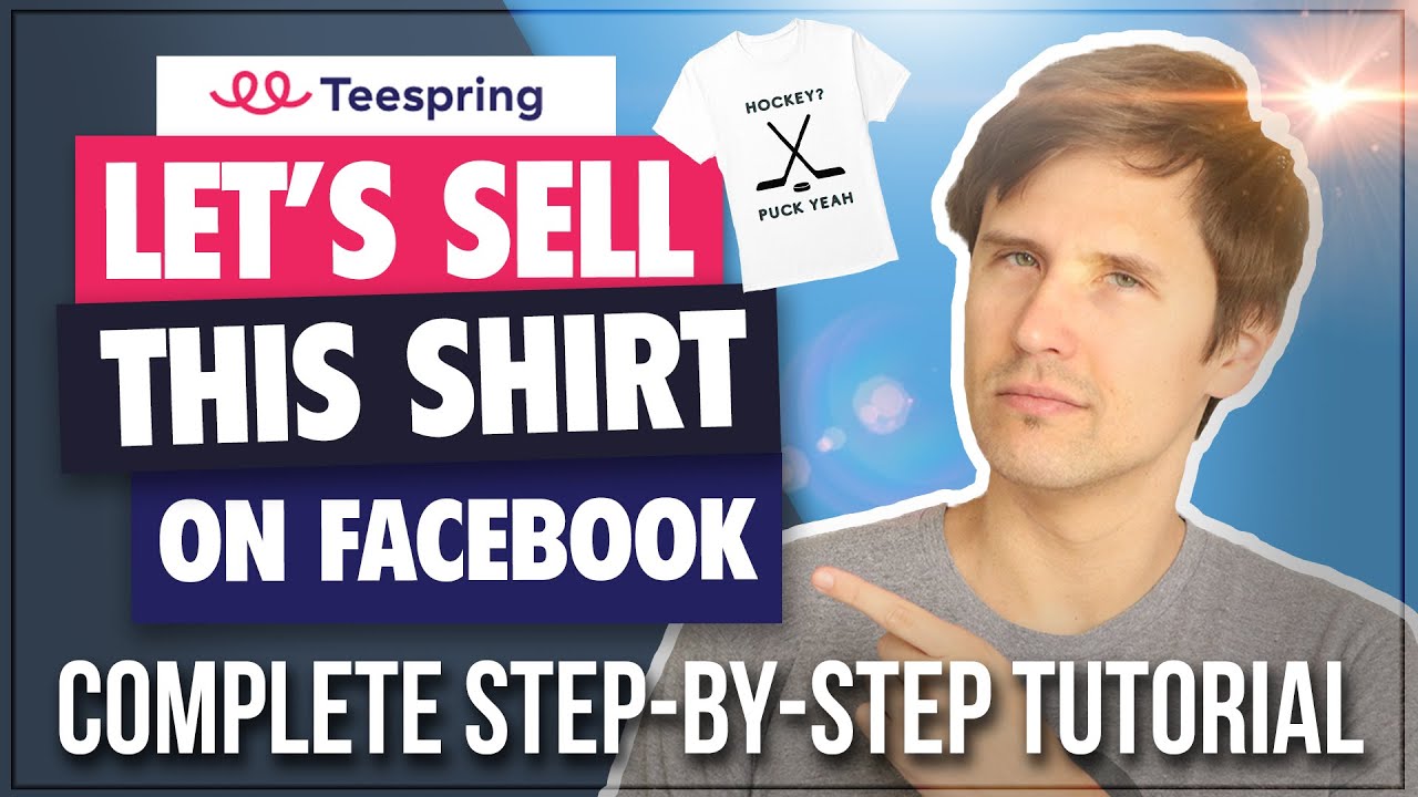 Teespring \u0026 Facebook Ads Complete 2021 Tutorial (Newest Interface \u0026 REAL Design!)