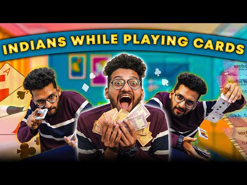 Indians while playing Cards | Teen Patti |