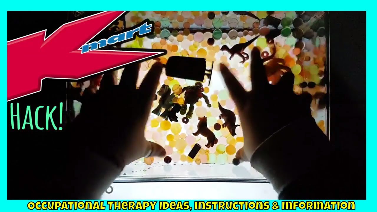 DIY sensory Light box Part 1 of 3 Kmart Hack Make your own light