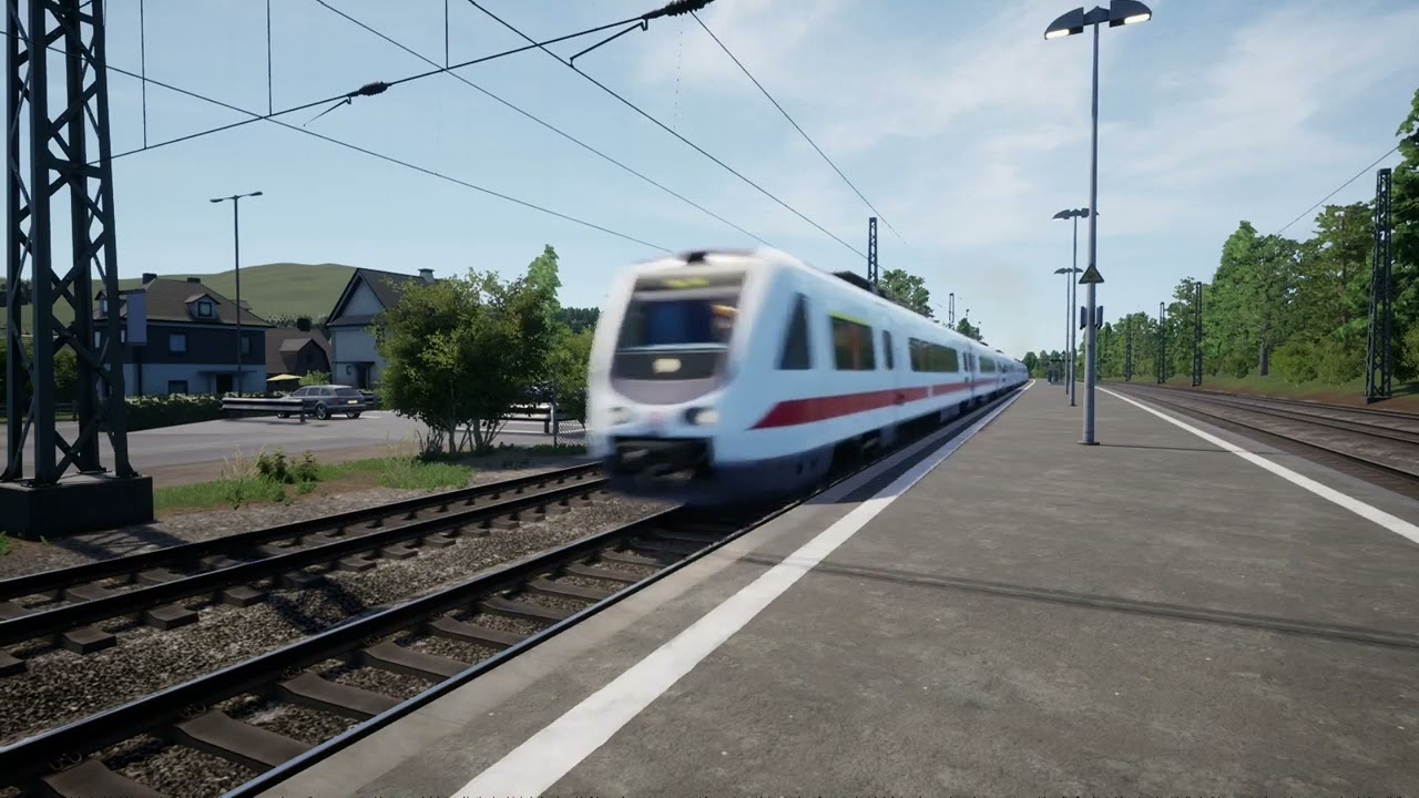 TSW2 IC BR 612 passing through Laufach