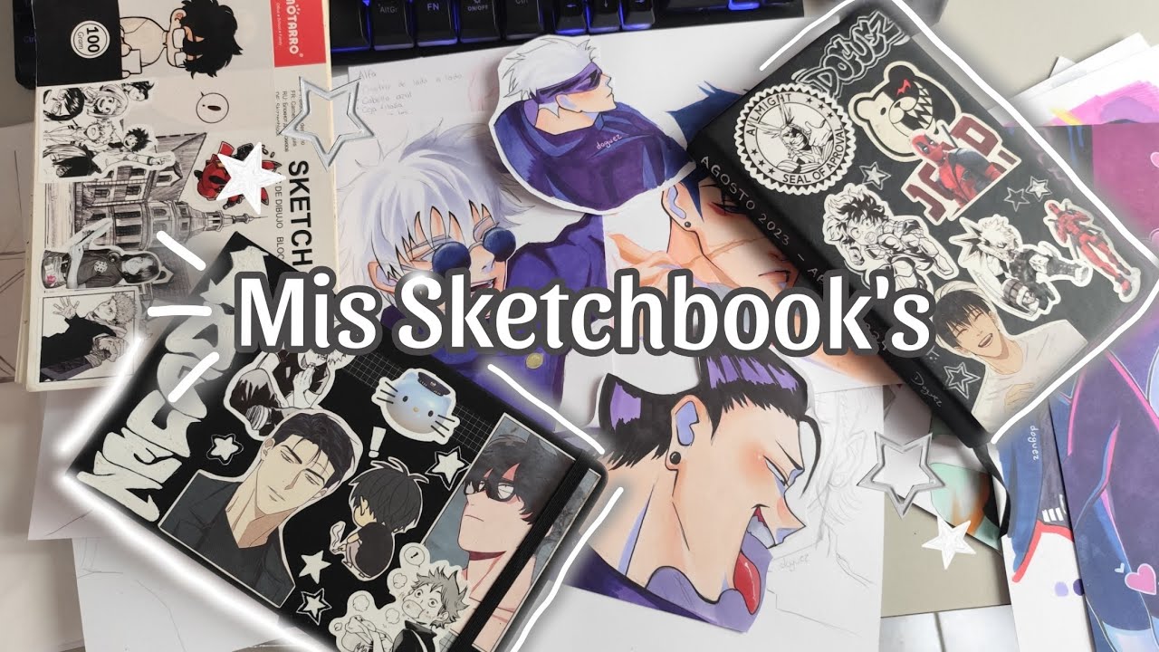｡⁠☆mis sketchbook's ｡⁠☆ recomendaciones y mini tour ｡⁠☆ doguez