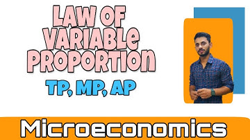 #15 Law of variable proportion| Total product, Average product and Marginal product | Hardev thakur