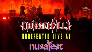 BURGERKILL - Undefeated [LIVE at NUSA FEST] (circle pit)