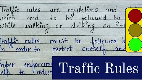 Essay On Traffic Rules | 10 Lines on Traffic Rules