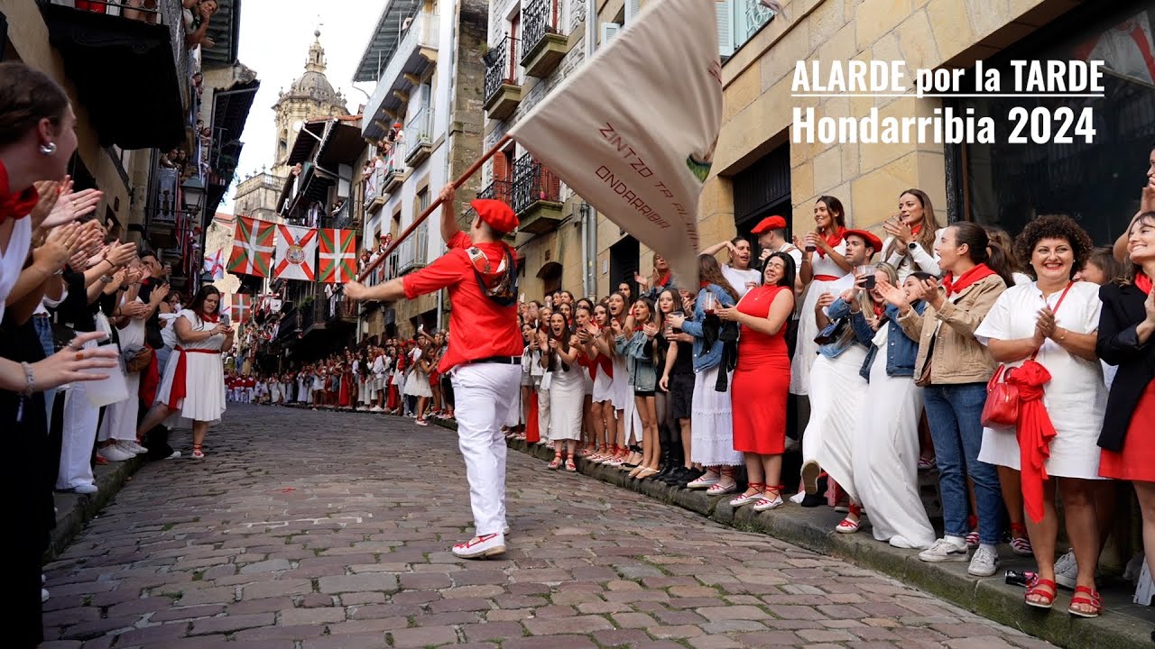 Alarde Hondarribia por la tarde 2024 (Marina y Calle Mayor) | Txingudi Online