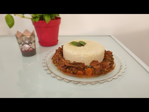 recette-foie-de-volaille-aux-légumes-accompagné-de-riz-rond