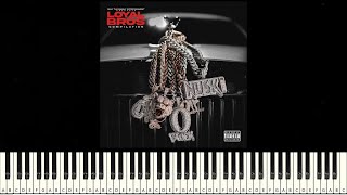 Out the Roof piano - Lil Durk, King Von & Booka600