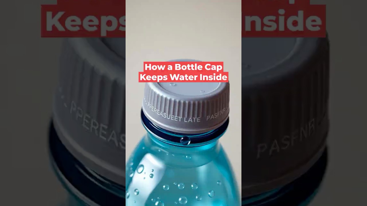 30-How does a bottle cap seal water? The answer is genius 