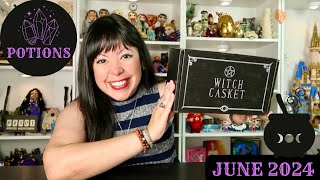 WITCH CASKET Unboxing | June 2024 | POTIONS🧪