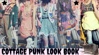 Cottagecore/Corvidcore/Punk Look Book
