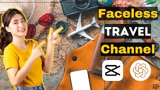 Faceless YouTube Channel Idea 2024 || Faceless Travel Channel with AI