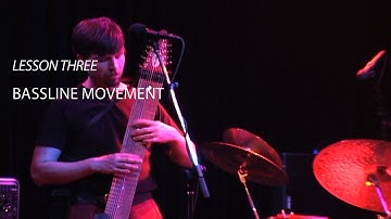 Basic Free Hands Technique 3 - Bassline movement - Chapman Stick
