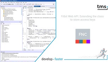 Fitbit Web API: Extending the class to store access keys