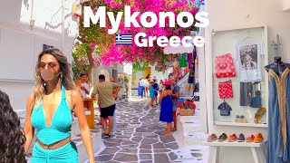 Mykonos, Greece 🇬🇷 - Summer Walk 2022 - 4K 60fps HDR