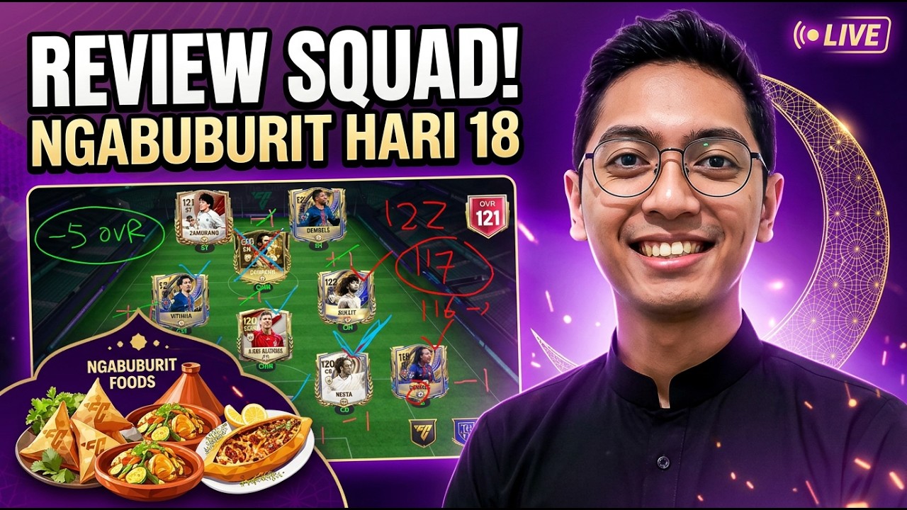 🔴 LIVE FC MOBILE - NGABUBURIT HARI KE-18 MAINKAN MISI HARIAN & REVIEW SQUAD KALIAN!🚀 #fcmobile #fyp