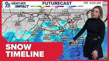 Snow hitting Washington DC area Friday | What to expect