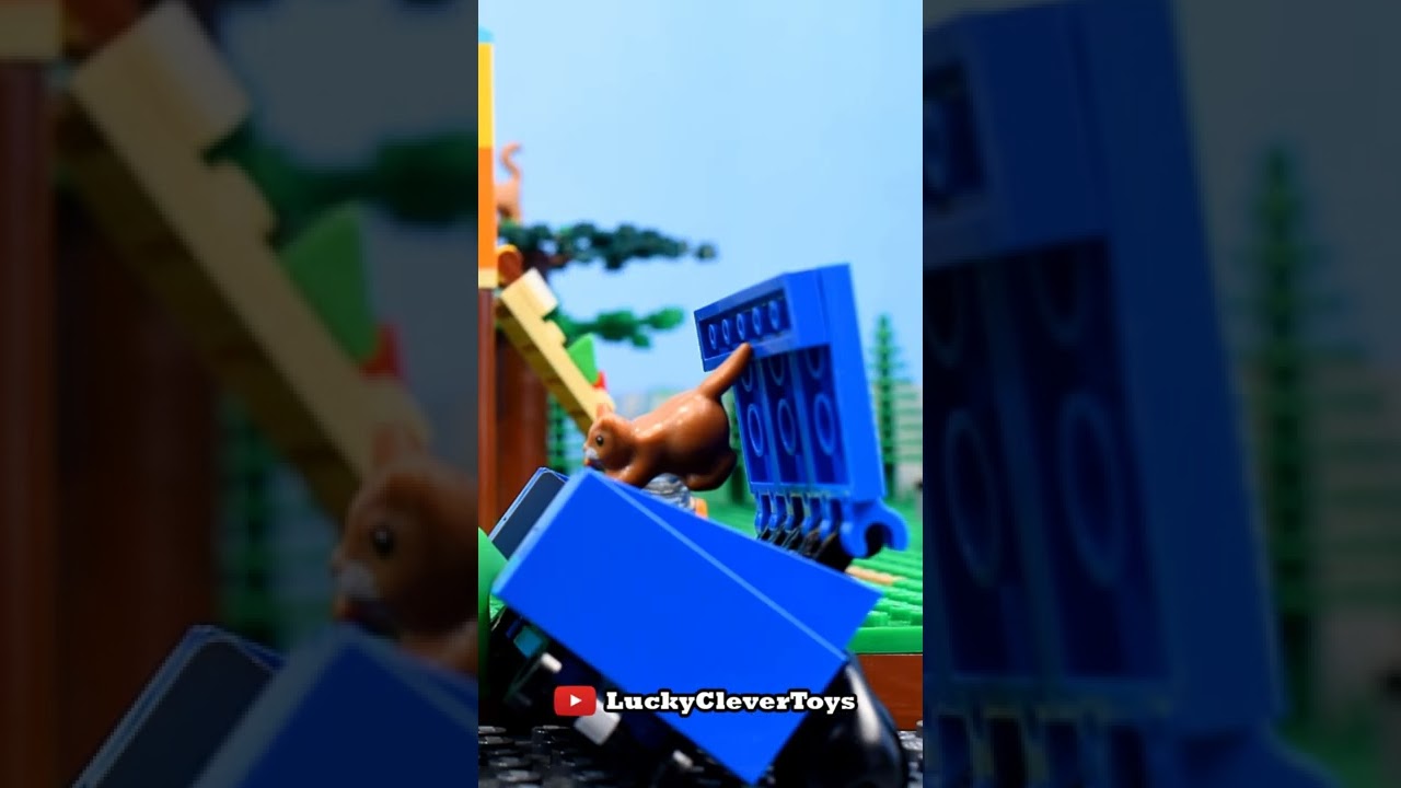 Satisfying Miniature LEGO Cat Test 