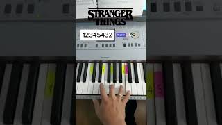 Stranger Things Theme (PIANO TUTORIAL) EASY Piano Fácil Con Números Stranger Things Theme (PIANO TUTORIAL) EASY Piano Fácil Con Números