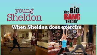 When Sheldon does exercise, aerobics, yoga and jogging | The Coopers by The Coopers 7,342 views 3 years ago 6 minutes, 46 seconds