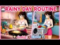 Rainy Day Reset 🌧️ A Cozy Day of Cooking &amp; Chores (ASMR) 🍳🥞☔️