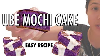 EASY UBE MOCHI CAKE RECIPE | I made ube mochi butter cake