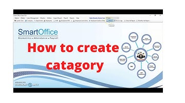 How to create category in smart office suite software | Smart office attendance software | Biomax