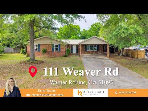 111 Weaver Rd, Warner Robins, GA home video tour