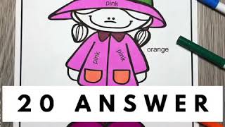 Spring Color By Code Know Your Numbers and Know Your Colors Bundle