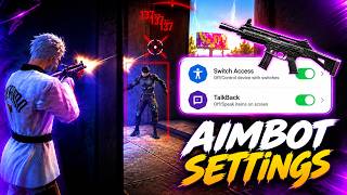 Switch Access & TalkBack Settings Free Fire || 0% Recoil 97% Headshots || Brazil Settings 2026 ⚙️