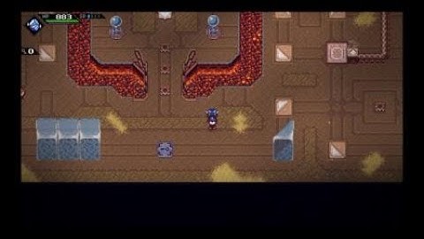 CrossCode - Fire dungeon final puzzle