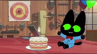 Poor little Mao Mao  was birthday First fear puppet 🙀🙀
