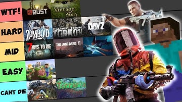 Survival Games Are Too EASY, So I Ranked Every “Impossible” Game (PT3)