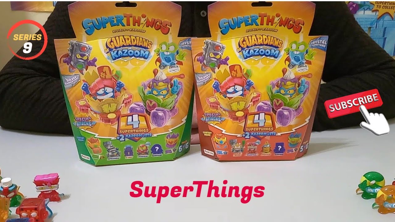 SuperThings Guardians of Kazoom UNBOXING 2 BLISTER PACK 4 Series 9 ...