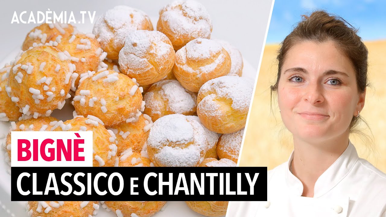 Bignè classici e alla crema chantilly con la Maestra Gioia Bottega