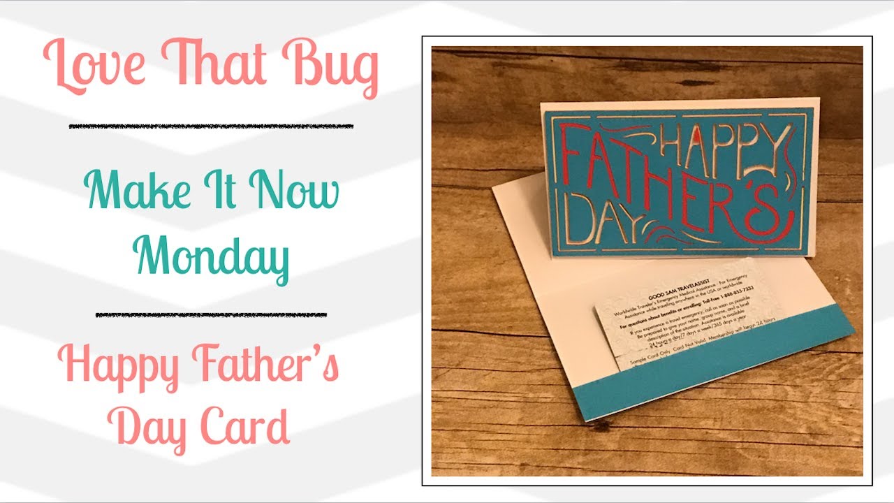 Cricut Explore |MIN| Fathers Day Card 