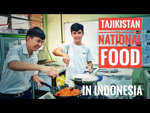 Tajikistan National Food! Таджикский Плов, How to make Plov! Tajikistan food in Indonesia! Food