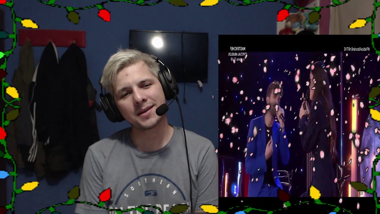 REAACTION REACCION Amaia & Pablo Alboran   Luna  Especial Nochebuena 2020 TVE
