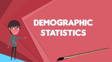 What is Demographic statistics?, Explain Demographic statistics, Define Demographic statistics