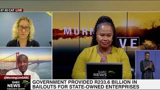 Government provides R233.6 billion in bailouts for state-owned enterprises