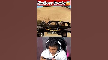 Scout op vs Hacker 😱🥵 intense fight 😰 wait for end 😱 #scout #hacker #bgmi #shorts #short