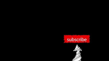 4K YouTube Subscribe Lower Third Motion Graphics [Royalty-Free / No copyright / Stock Video]