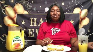 *JIMMY DEAN* BACON, EGG, CHEESE CROISSANT MUKBANG