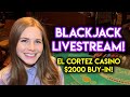 What an EPIC Comeback!! Blackjack Livestream!! $2000 Buy-in! Insane Action!!